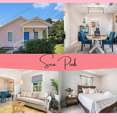 Sea Pink Retreat - Walk To Beach, Newly Renovated ガルベストン エクステリア 写真